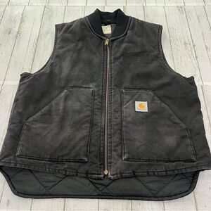 Vintage Carhartt Men’s V01 BLK (Black) vest Made in USA Sz XL